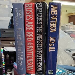 James Patterson Hardcover Book Set of 4